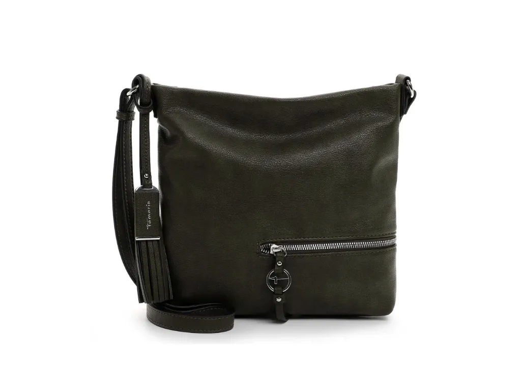 TAMARIS Beuteltasche Olive Lederimitat
