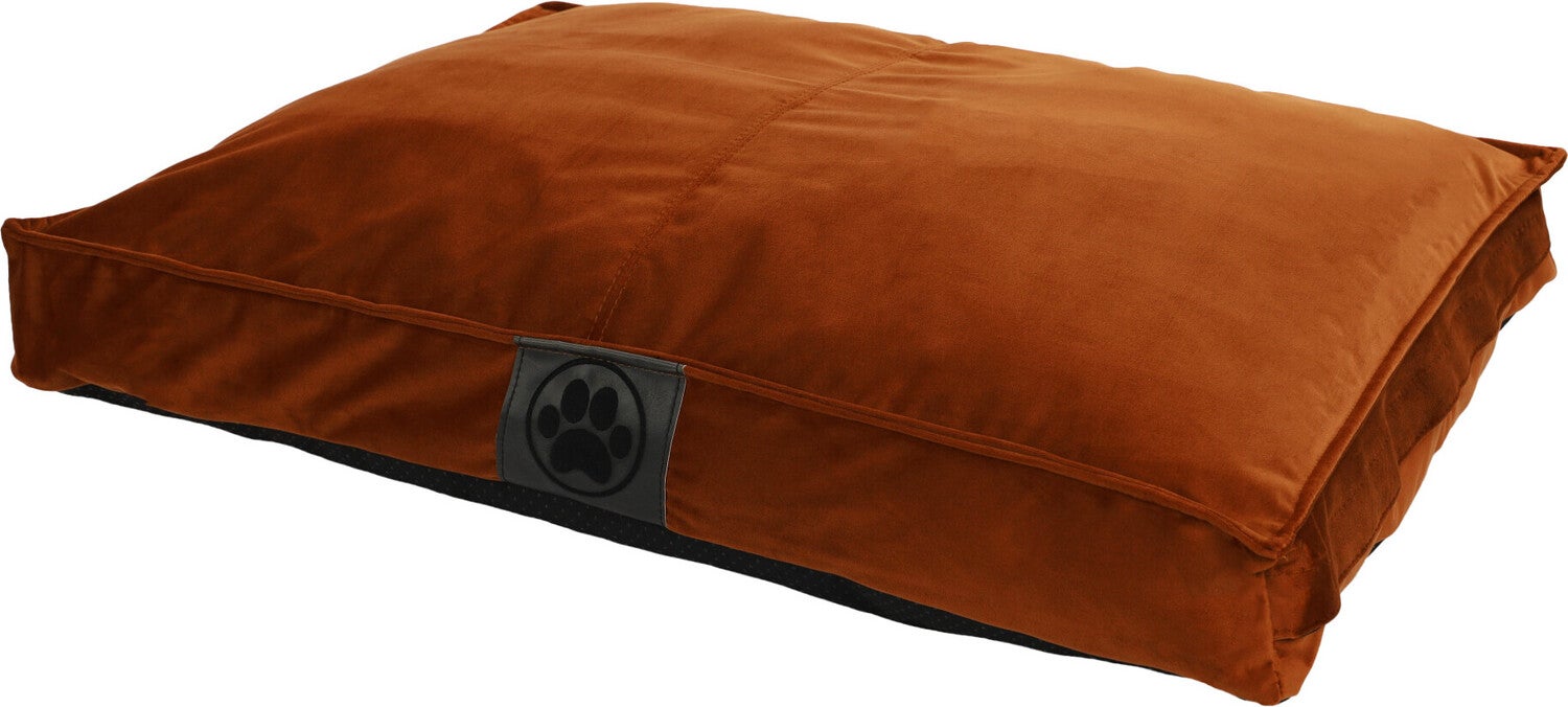 Overseas Petlife hondenkussen Velours koper 110 x 70 x 10 cm