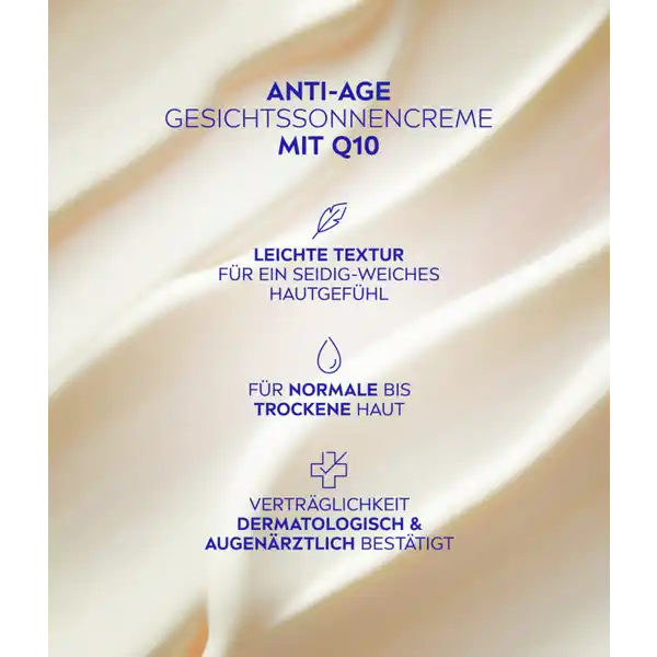 UV Gesicht Anti-Age Sonnenschutz Q10 LSF 50