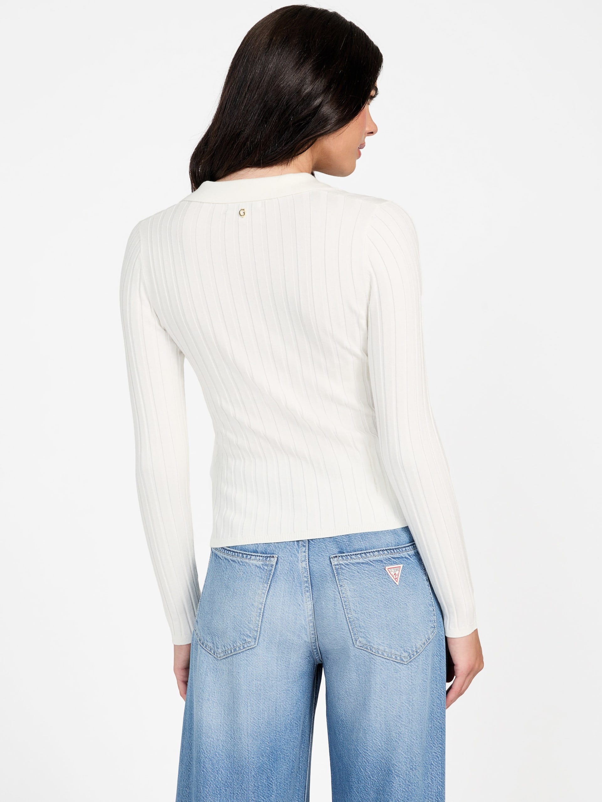 Blusa de malha canelada ecológica Miranda