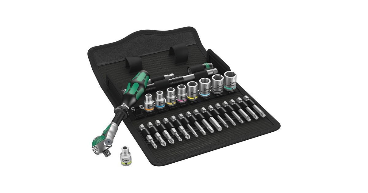 Wera8100 SA 6 Zyklop Speed-ratelset 1/4