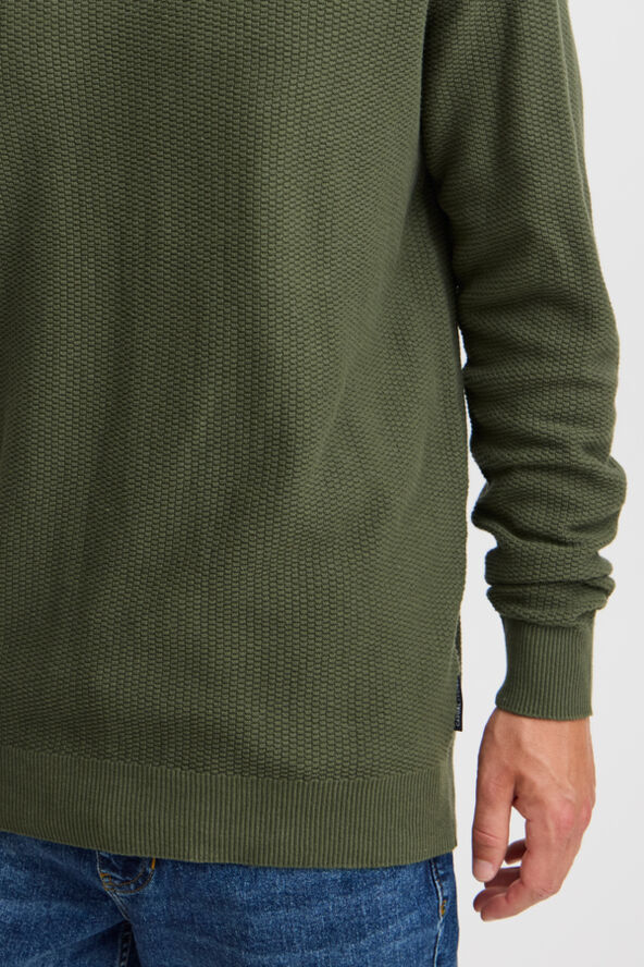 Casual Friday CFKARL 0160 structured crew neck kn Deep depths