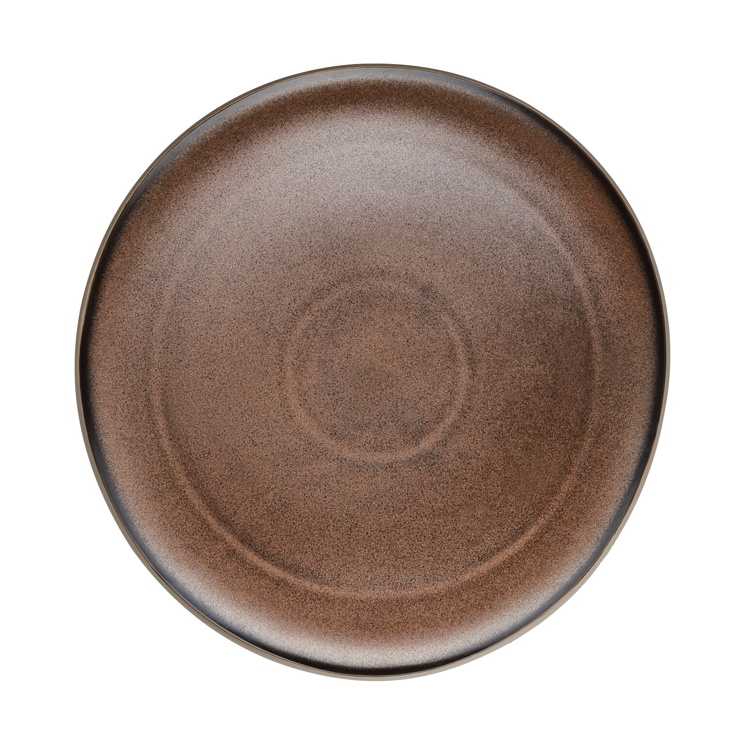 Junto Bronze Teller 30 cm flach