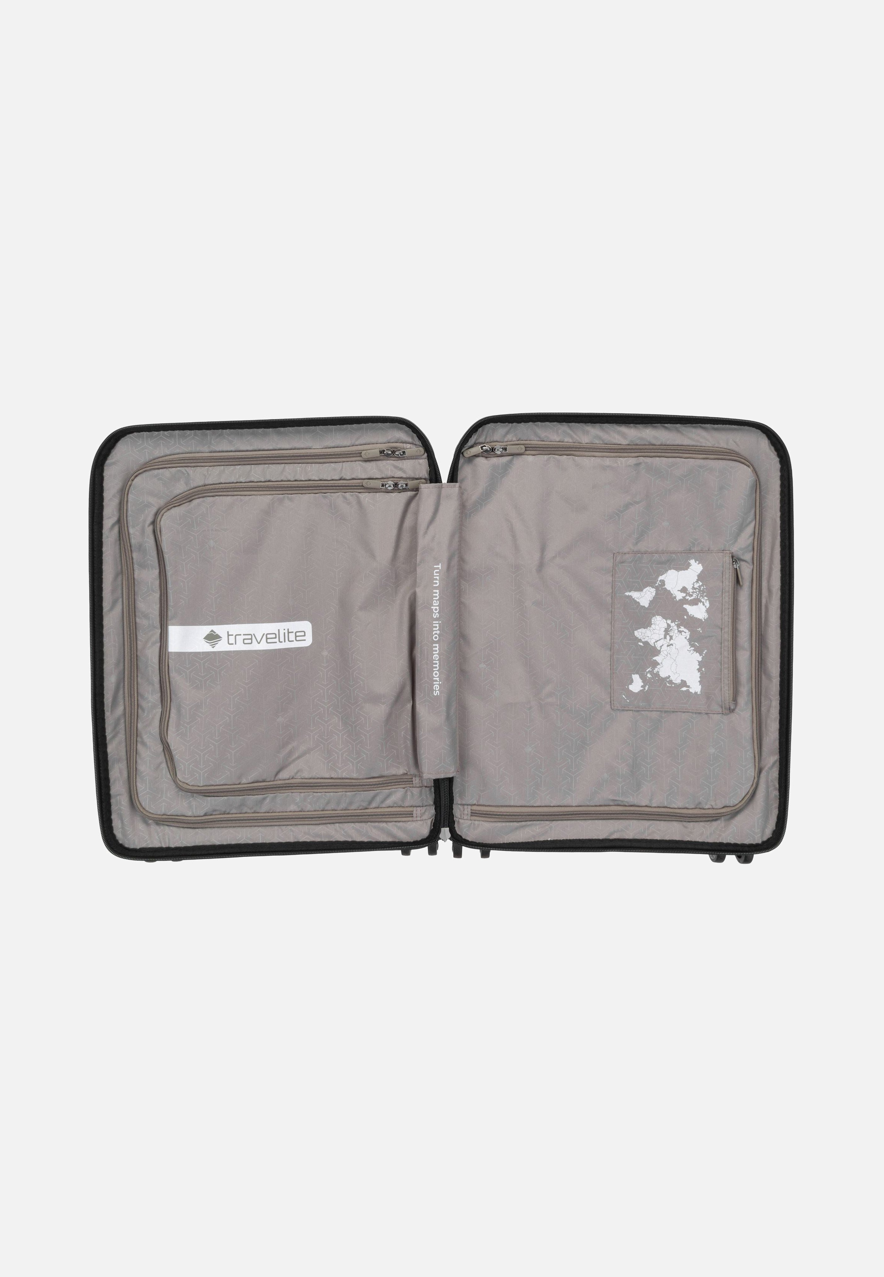 Mooby 4w Trolley S Front Pocket Schwarz - Koffer