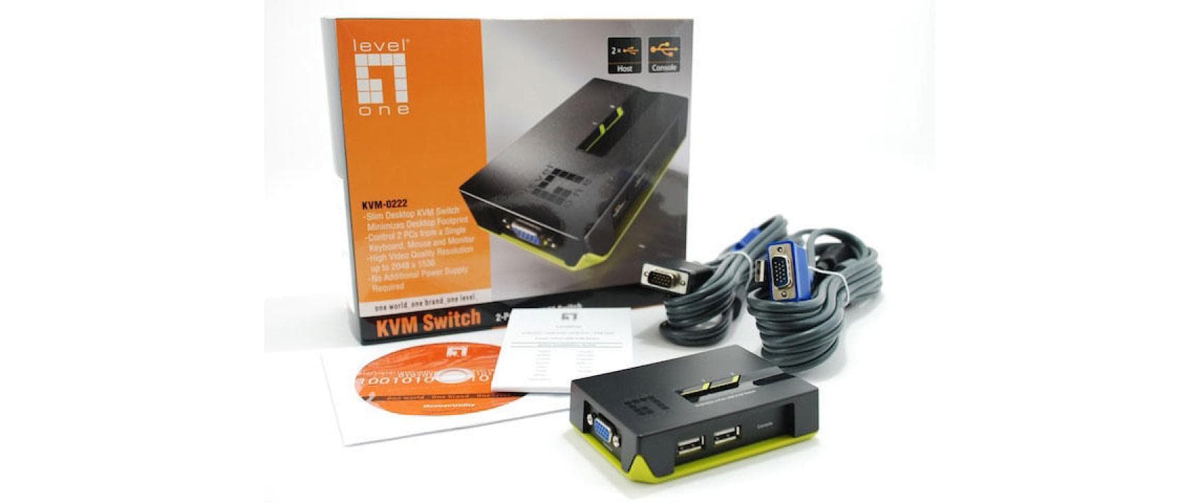 KVM Switch KVM-0222KVM-Switch, 2-Port