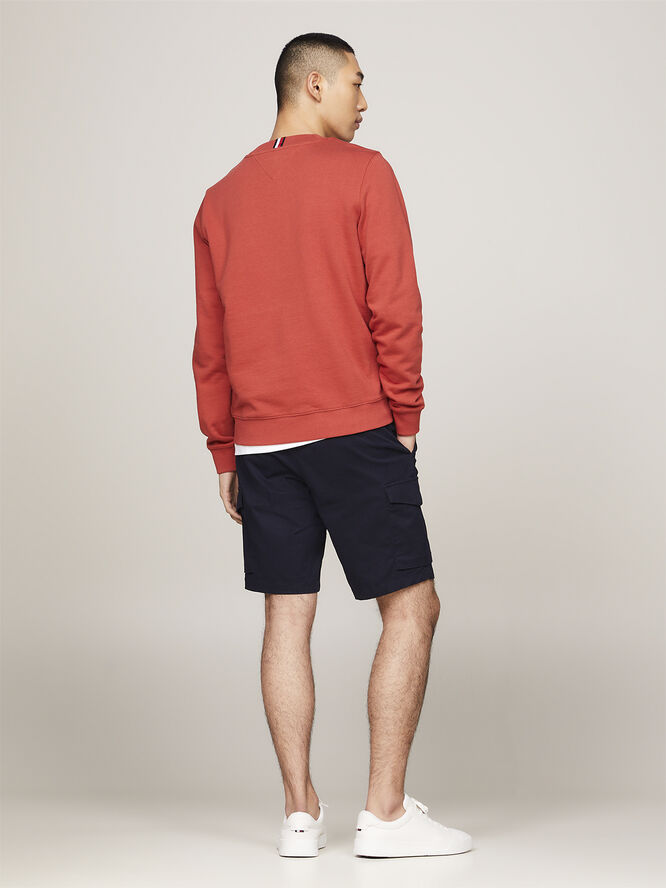 Tommy Hilfiger HILFIGER CHAINSTITCH SWEATSHIRT Terra red