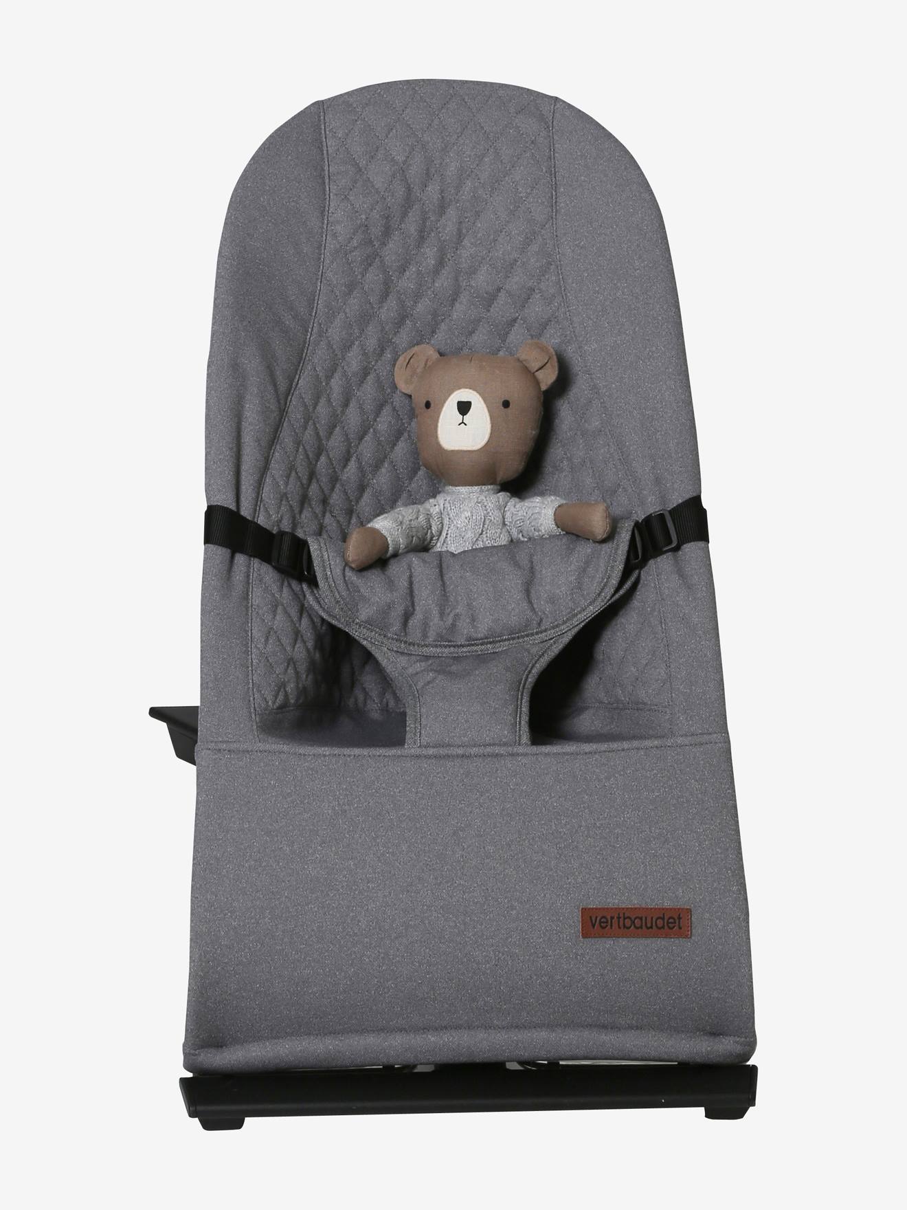 Rede Vertbaudet Babyplum' II, cinza escuro liso