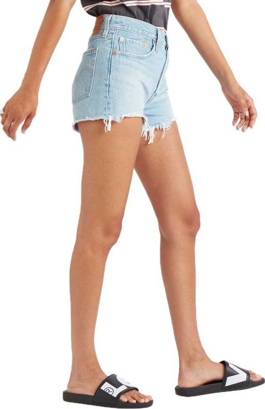 LEVI'S ® Jeans '501® Original Short'  blauw denim