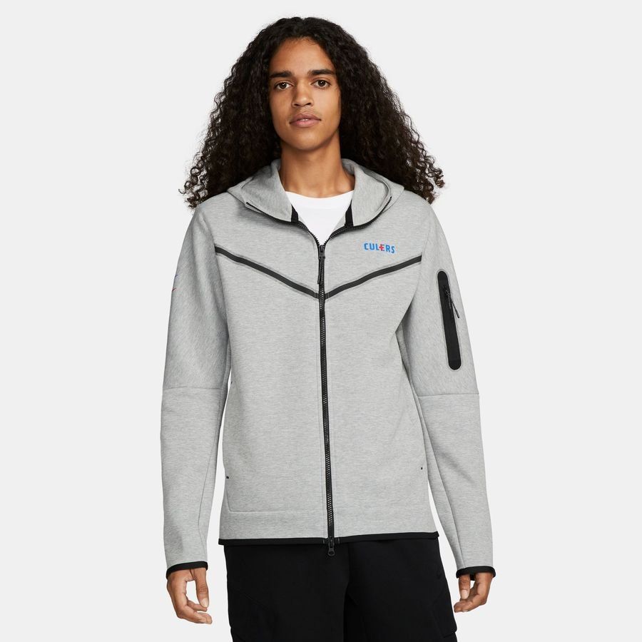 FC Barcelone Sweat à Capuche NSW Tech Fleece - Gris/Bleu