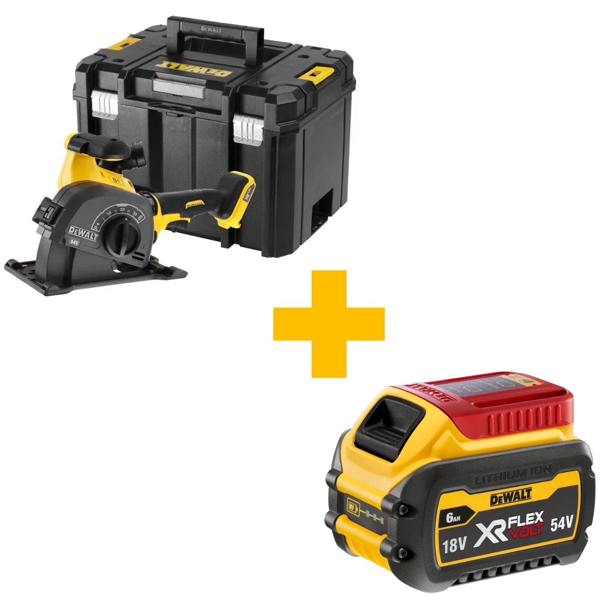 DeWALT DCG200NT Accu Sleuvenfrees 54V XR FlexVolt Basic Body in TSTAK