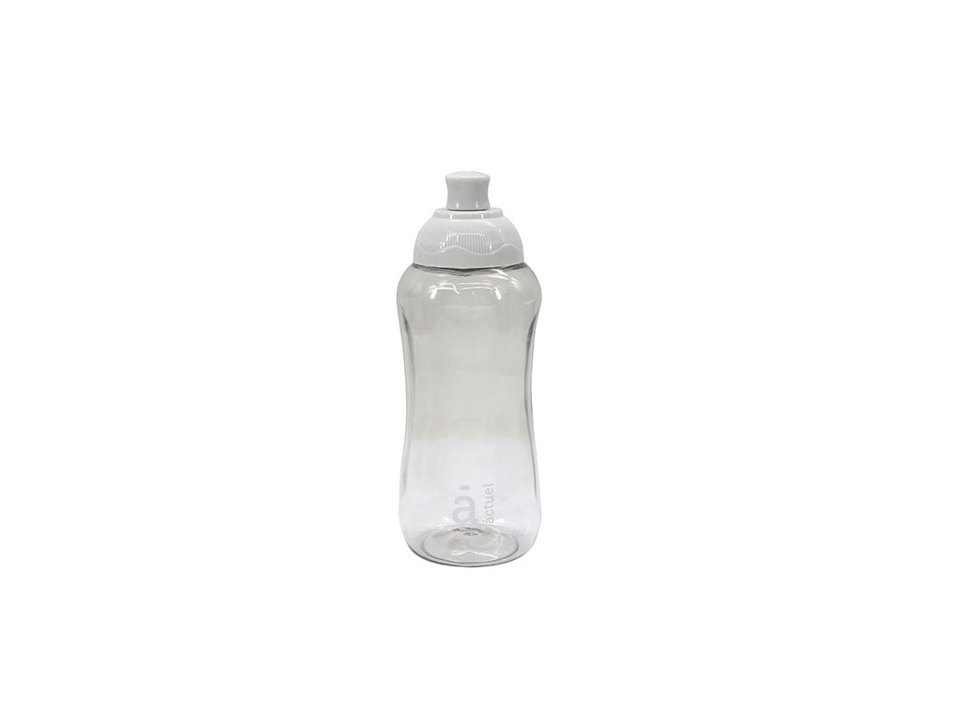 GARRAFA ÁGUA ACTUEL TRITAN CINZA CL 0.6L