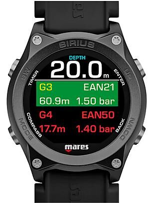 MARES - MONTRE ORDINATEUR SIRIUS