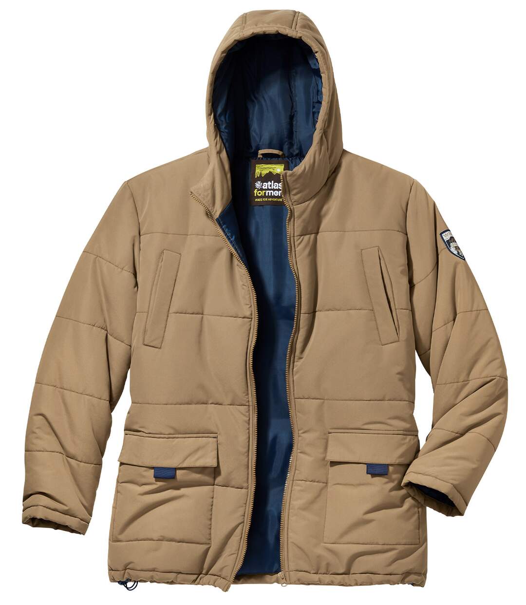 Parka Doudoune Multipoche à Capuche