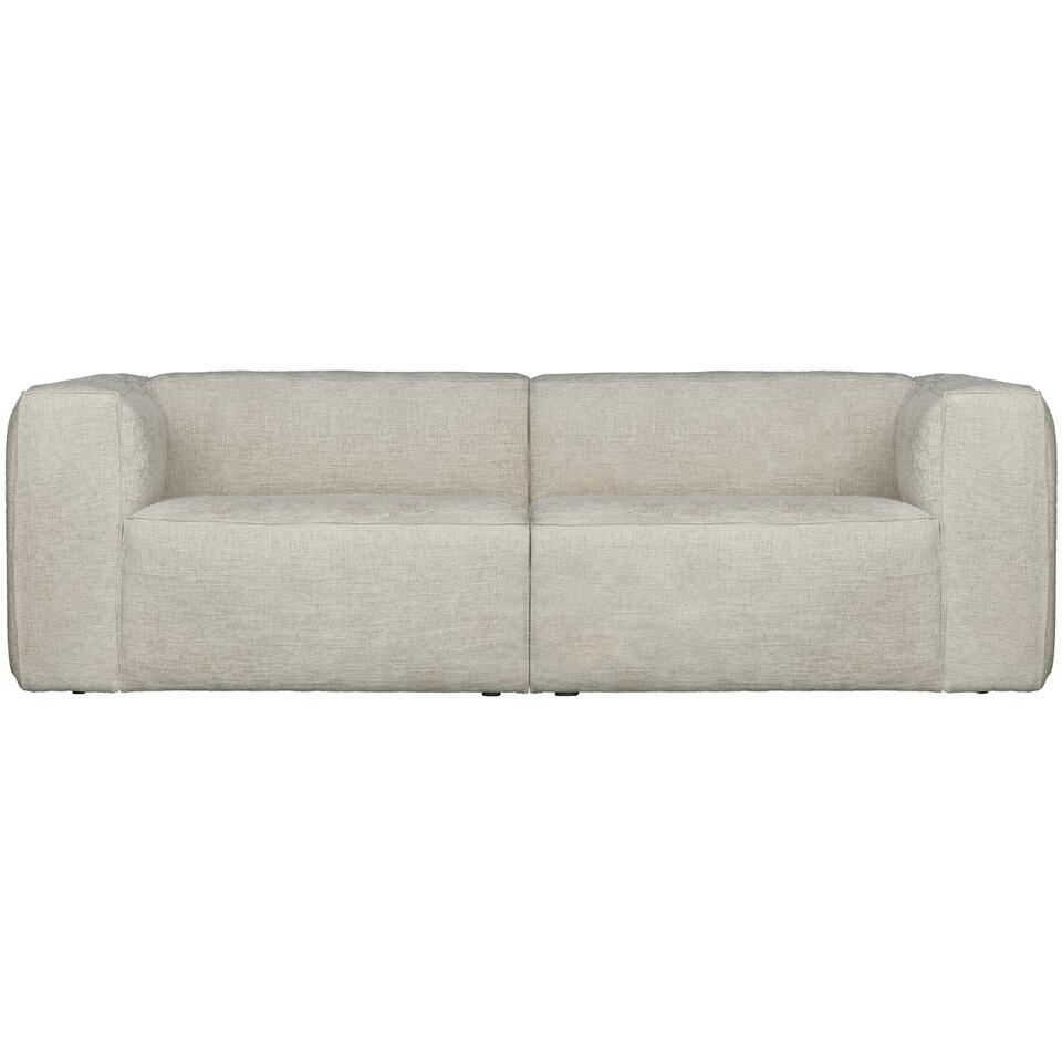 WOOOD Bean 3,5-Zits Bank - Melange - Naturel - 73x242x96