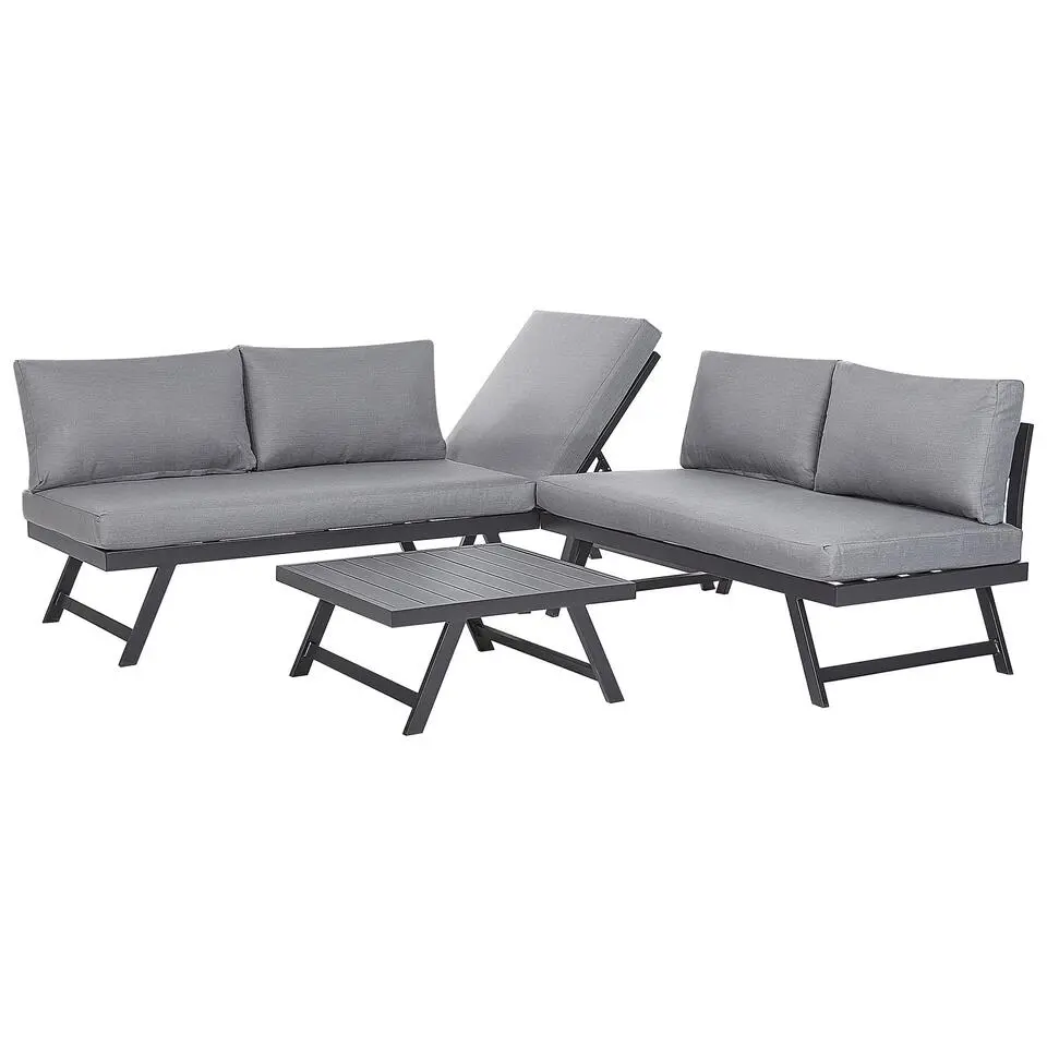 COCCORINO - Tuinset - Grijs - Aluminium