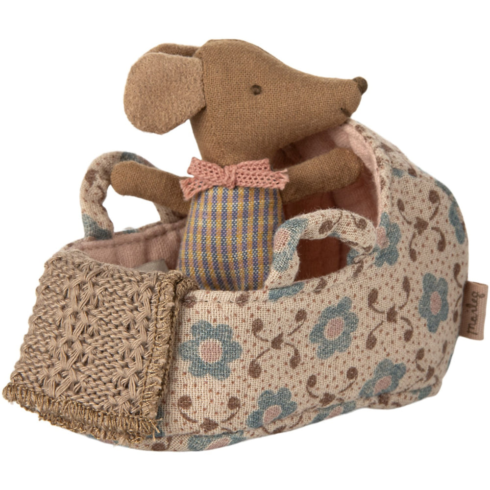 Køb Maileg Babylift, Baby Mus - Rosa