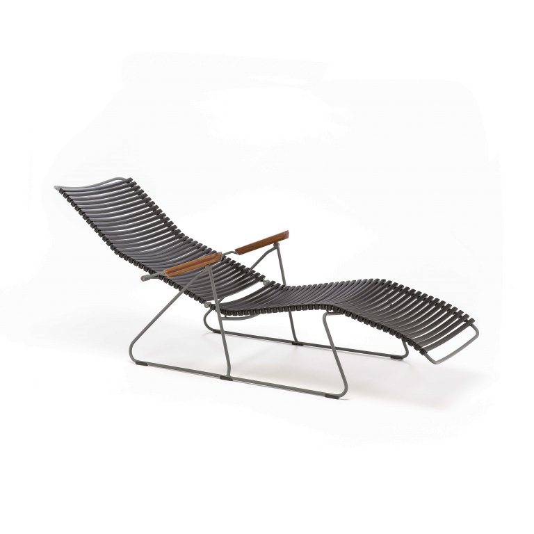 Houe Click Sunlounger ligstoel Black
