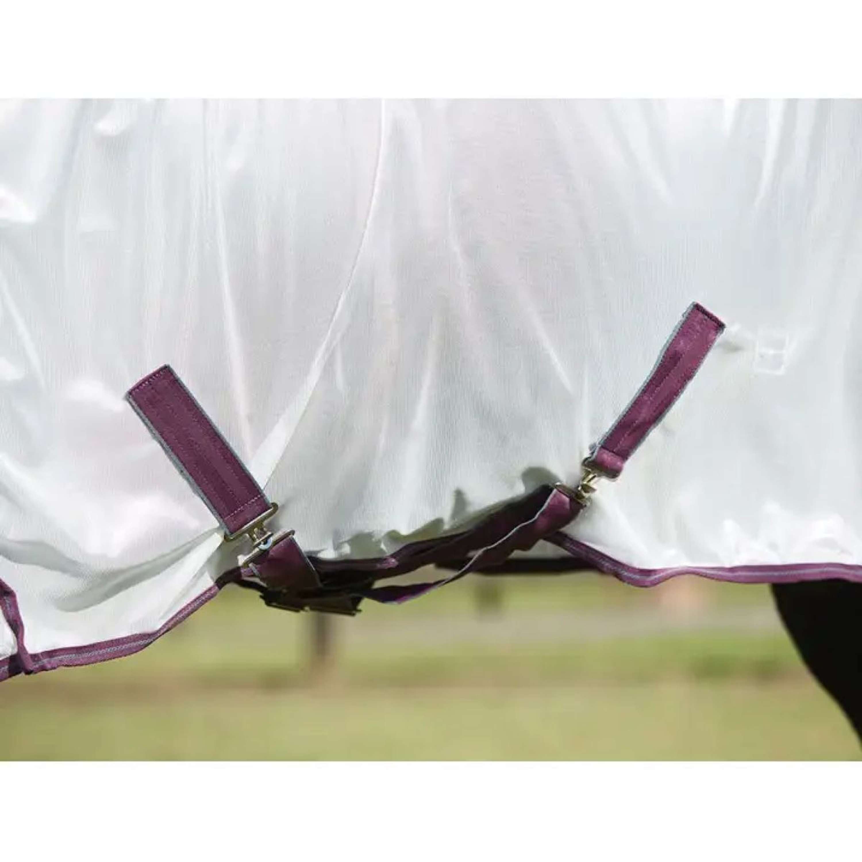 WeatherBeeta ComFiTec Essential Mesh II Combo Neck Wit/Maroon/Grijs