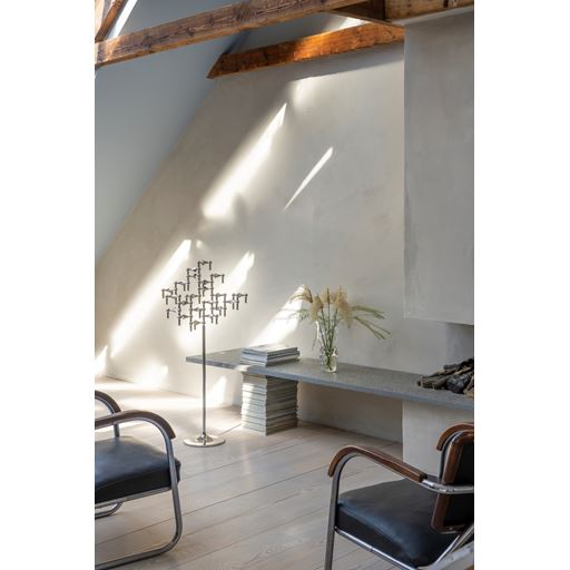 Stoff Nagel Floor Stand Gulvstander, Chrome