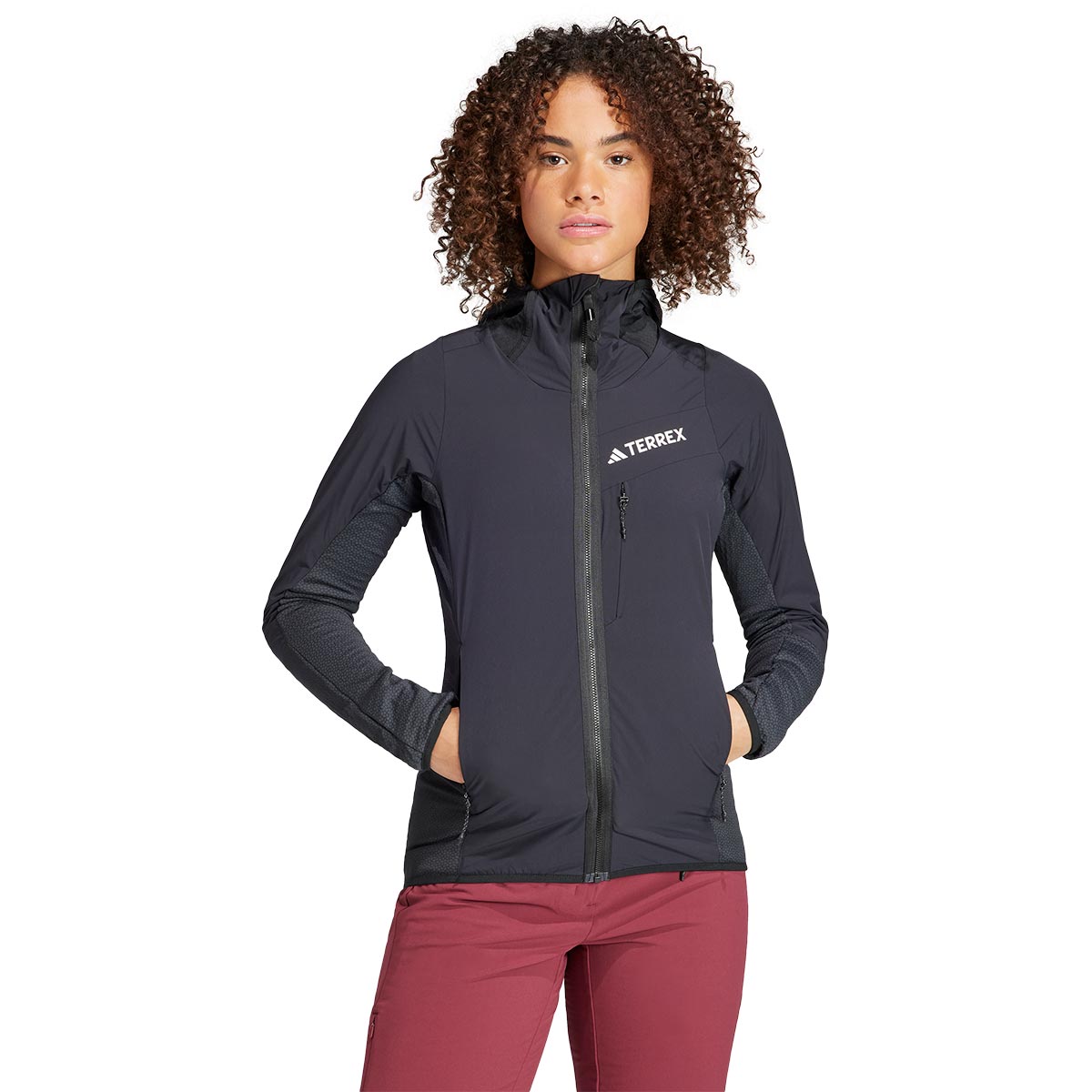 adidas Terrex Techrock Flooce Wind Hooded Jakke Dame