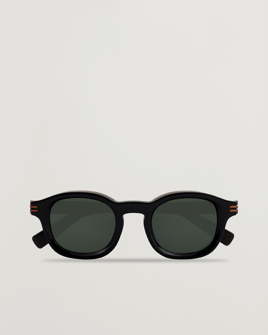 Zegna EZ0229 Sunglasses Black/Green