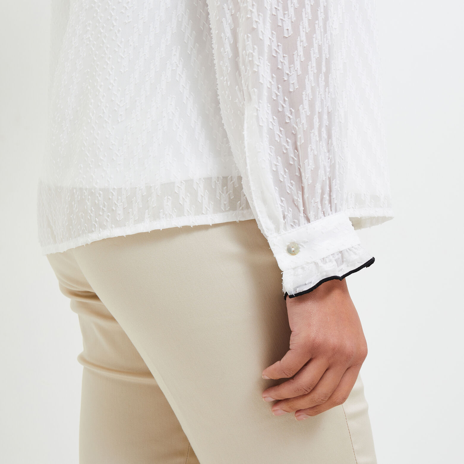 Blouse volantée femme