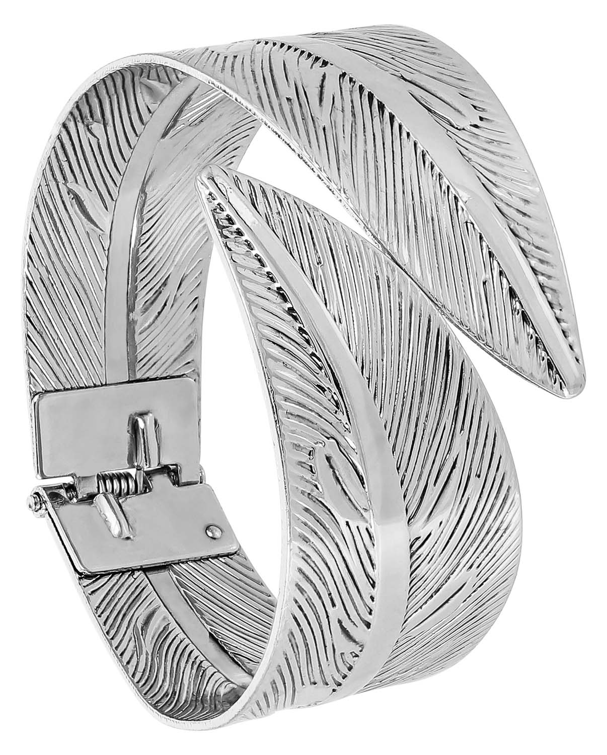 Armreif - Silver Leaf