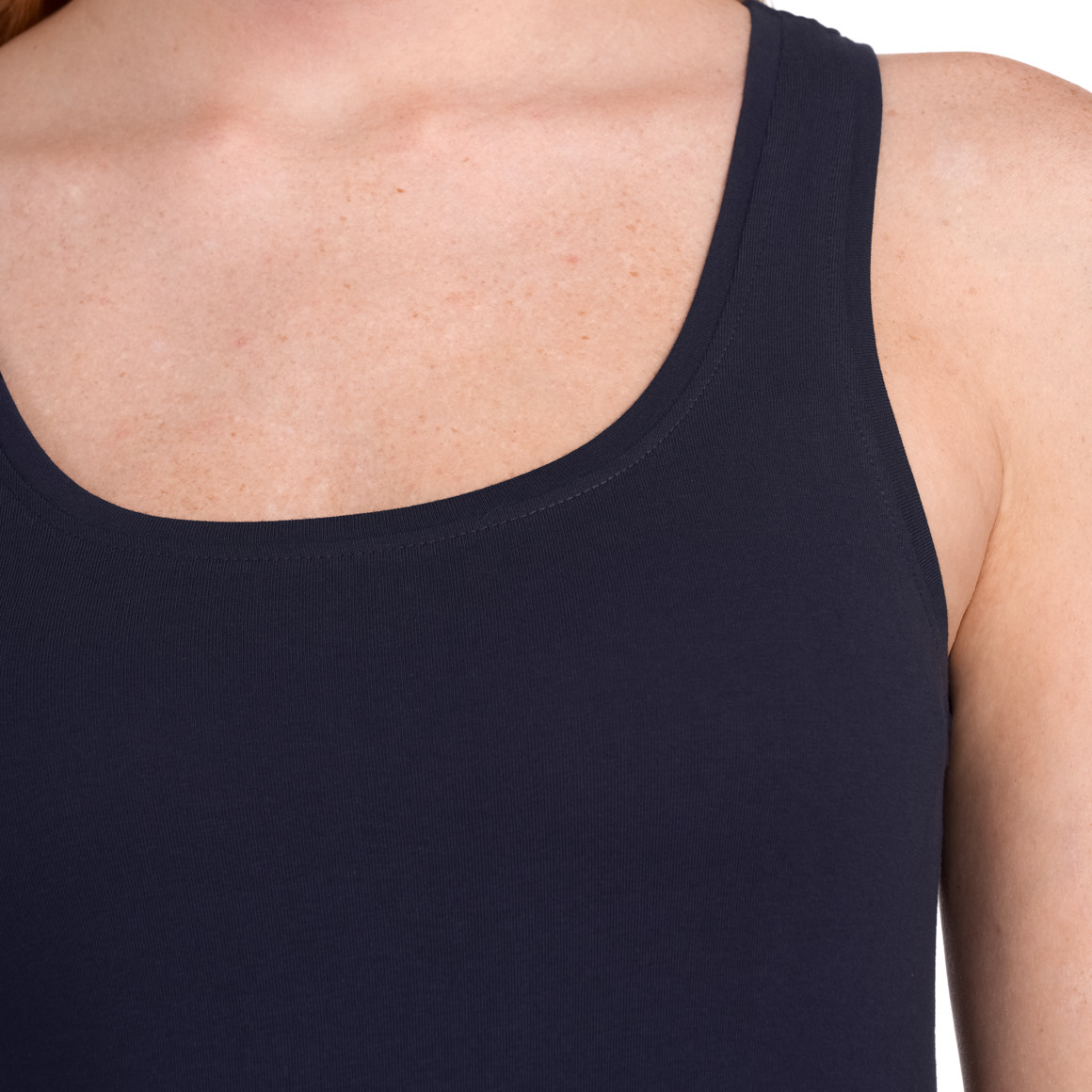 Gina Benotti Damen Top im Basic-Look dunkelblau