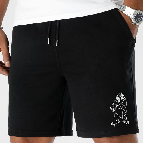 Short Jogging Angry Taz Noir Blanc