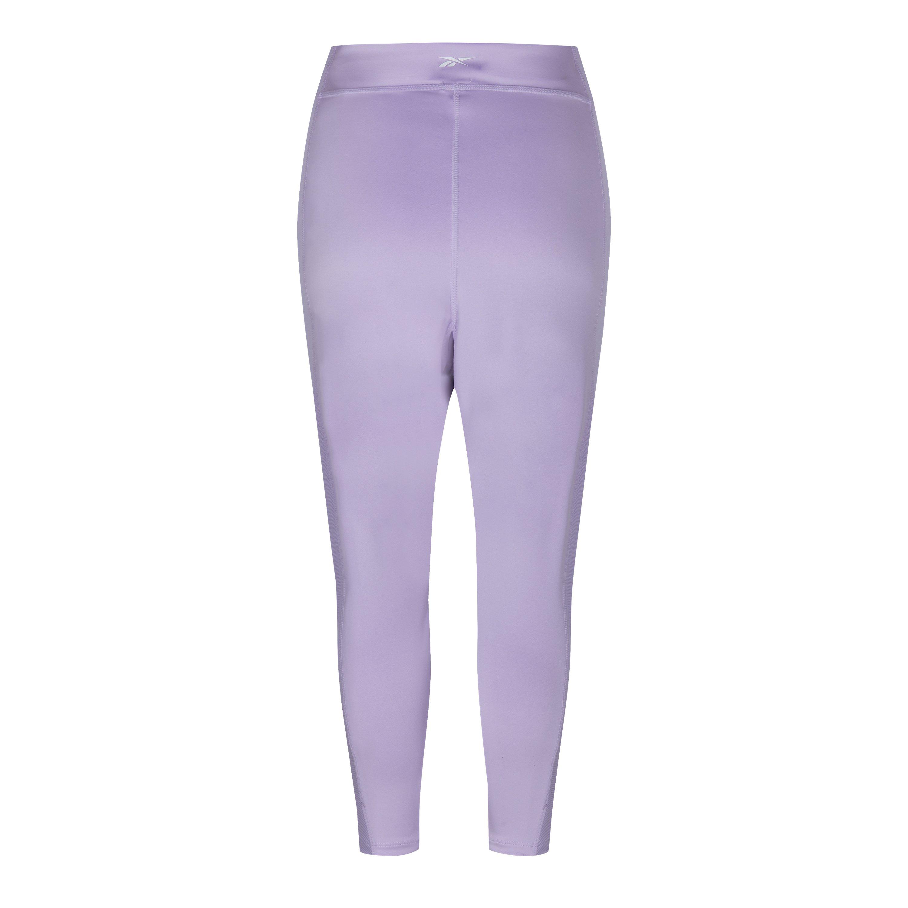 Reebok Yoga High Waisted Performance Rib Leggings (Plus S Legging Womens