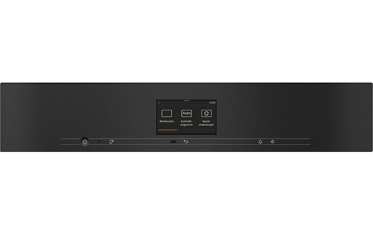 Einbaubackofen H 7640-60 BP Schwarz/Silber A+<br>Kompakt-Backofen