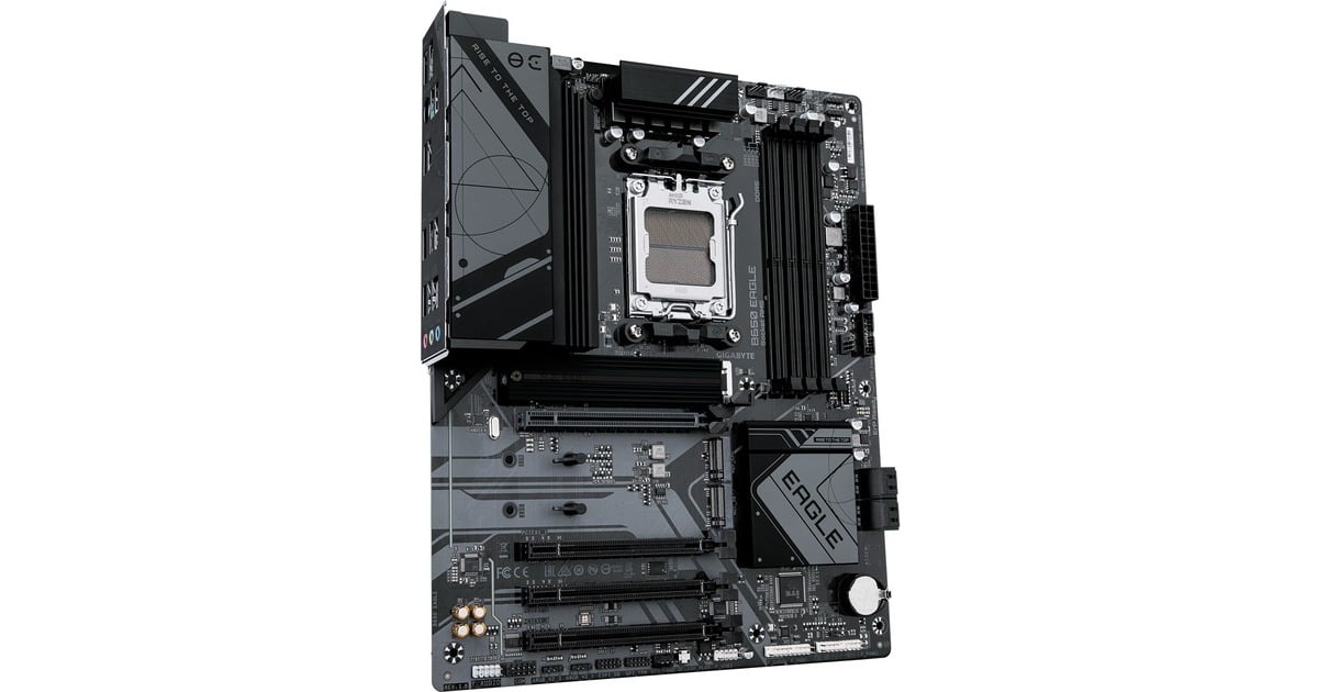 GIGABYTEB650 EAGLE socket AM5 moederbord  (RAID, Gb-LAN, Sound, ATX, Tweedekans)