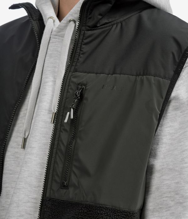 Iriedaily Auf Deck Fleece Weste (uni black)