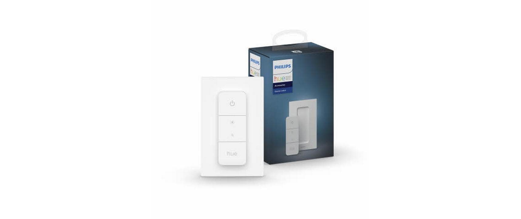 Zubehör Dimmschalter V2 WeissEinzelwand-Schalter zur Erweiterung des bestehenden Hue-Systems
