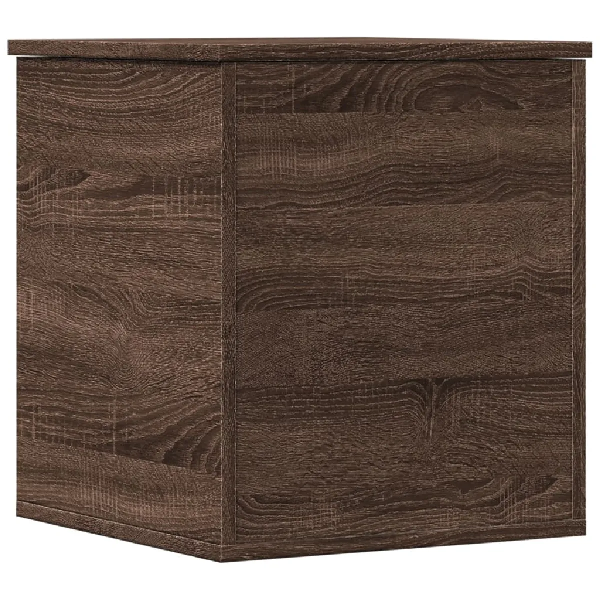 VIDAXL Boîte de Rangement - Chêne Marron
