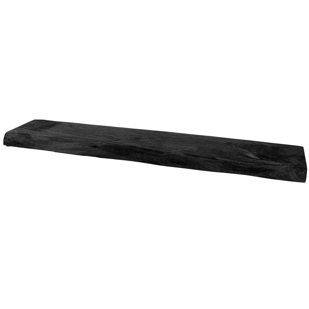 Wandplank Pure Zwart Mangohout 100cm