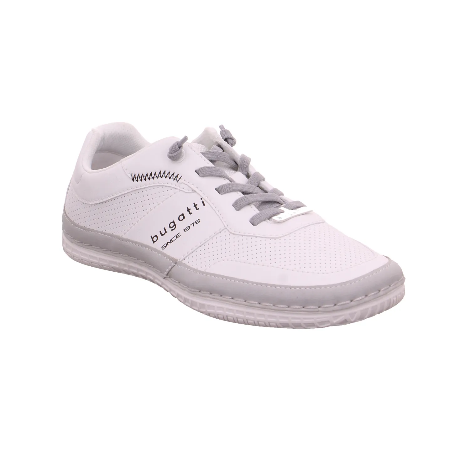 BUGATTI SHOES Halbschuhe Sneaker Weiss Lederimitat