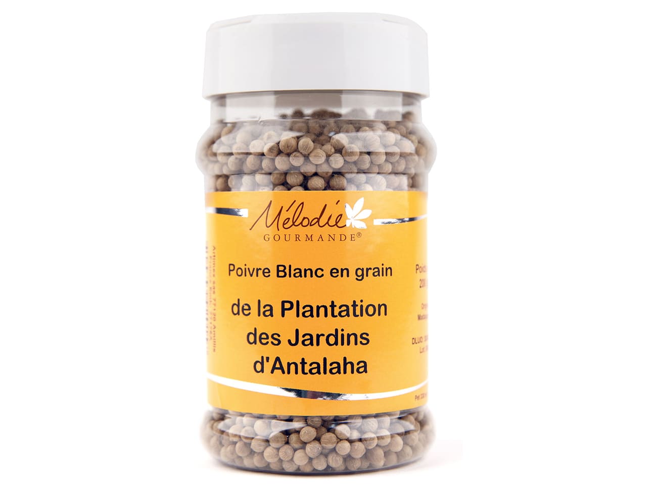 Poivre blanc Antalaha - 200 g - Mélodie Gourmande