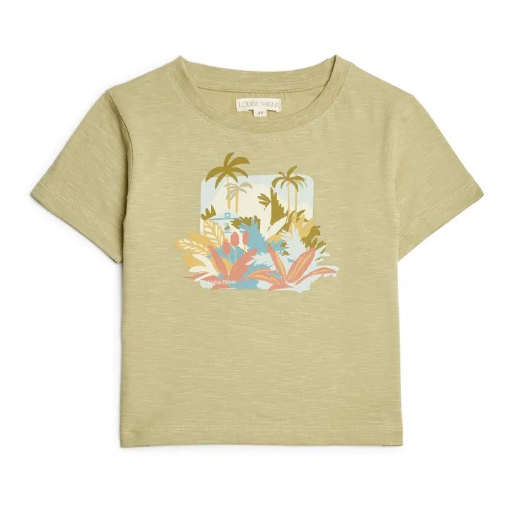 Louise Misha T-Shirt Tayo | Vert kaki