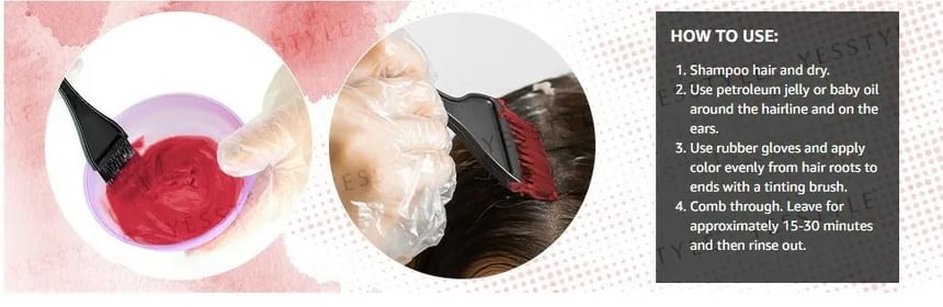 Punky Colour - Semi-permanente conditionerende haarkleur Vermiljoenrood