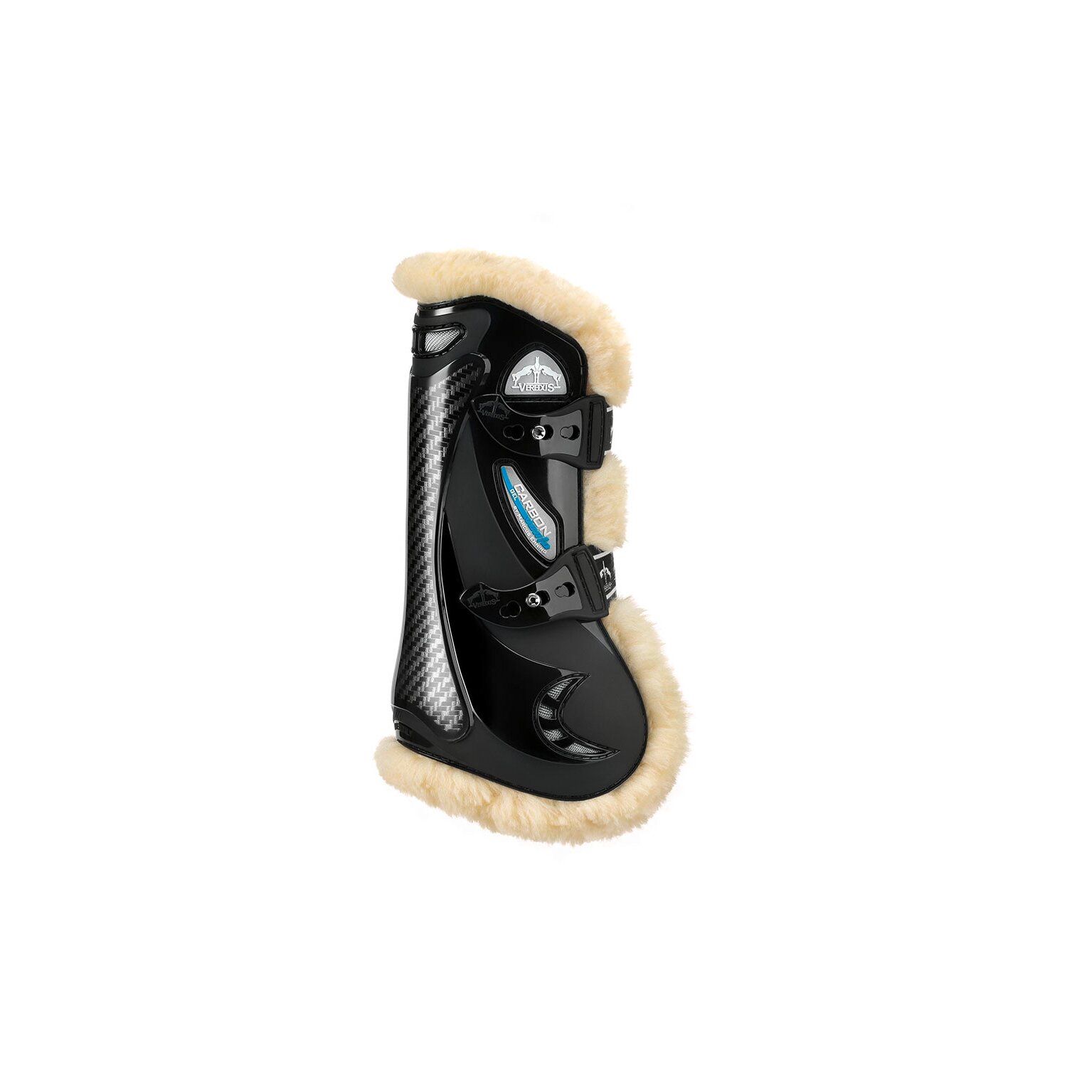 VEREDUS Gamaschen Carbon Gel Vento Save the Sheep, für die Vorderbeine  - black