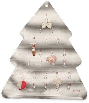 LIEWOOD Natalie Adventskalender, Stripes Sandy/Classic navy