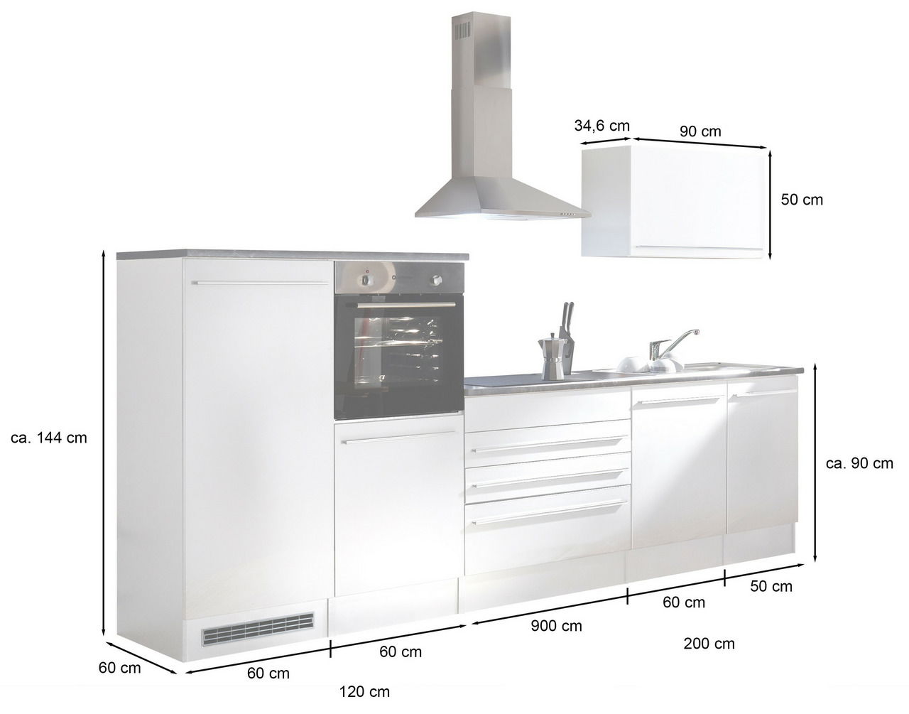 Yourkitchen Küchenblock 320 JAZZ