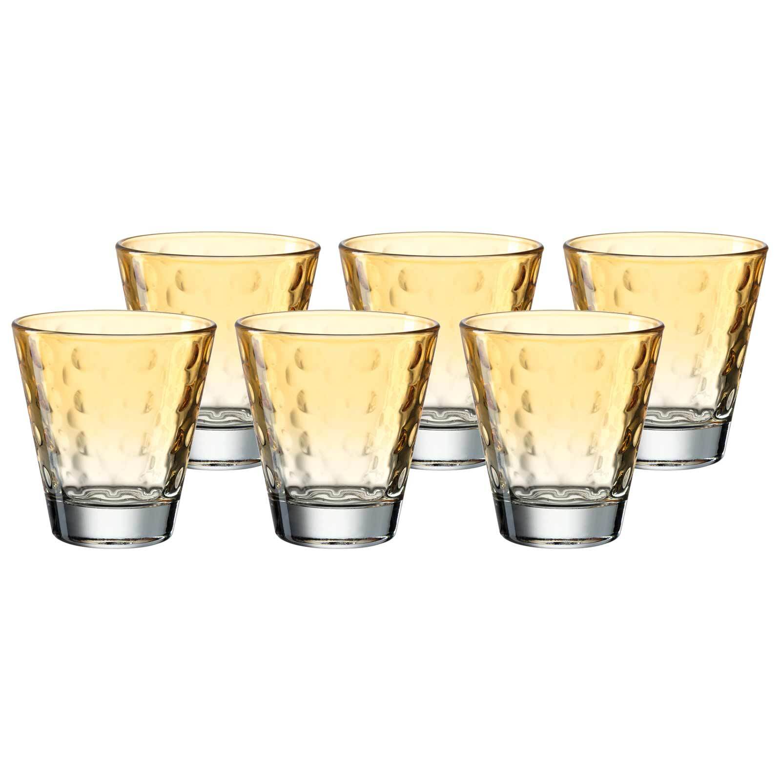 Leonardo Trinkgläser Optic 215 ml 6er Set