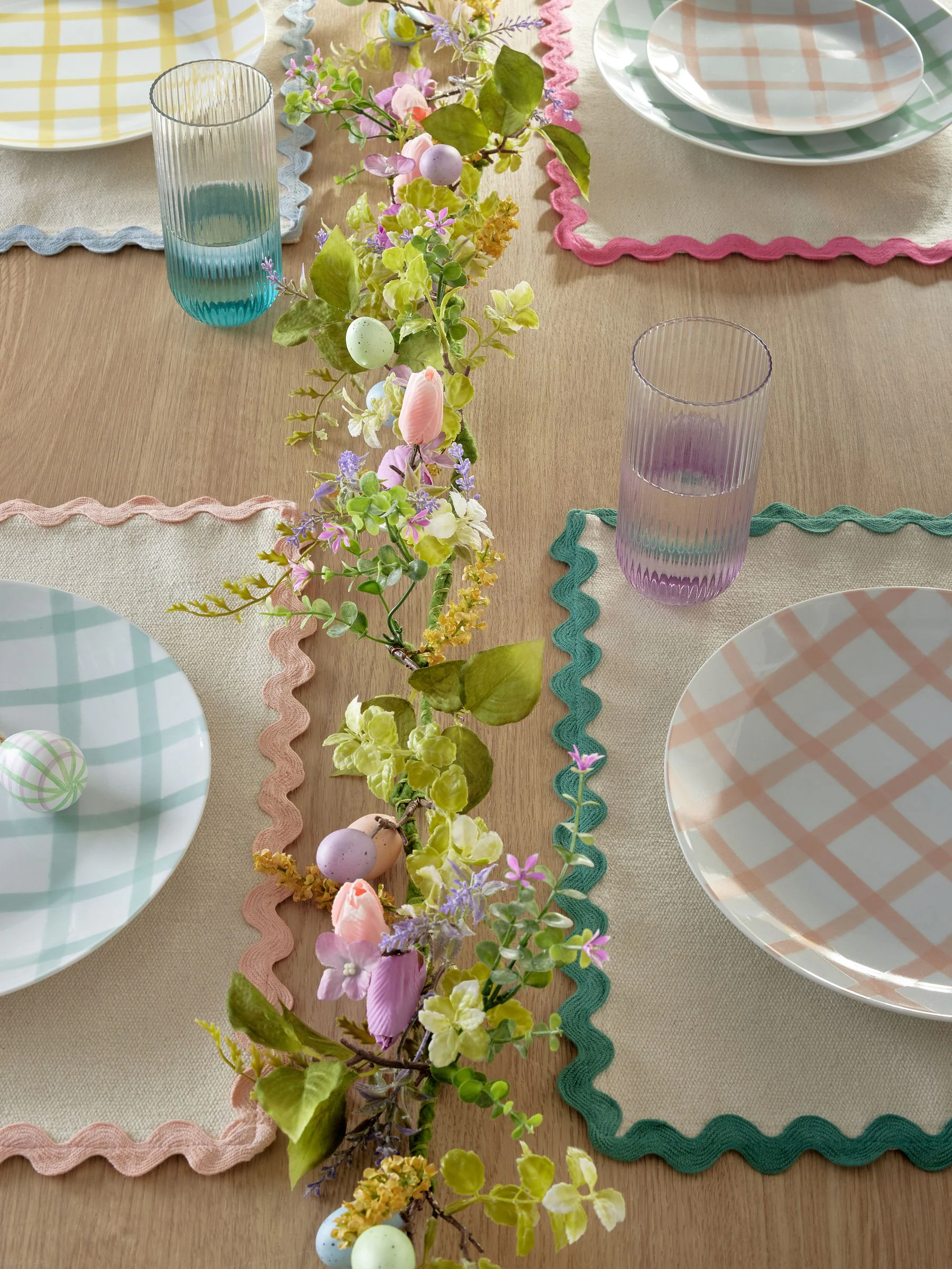 Pastel Easter Egg Spring Floral Garland