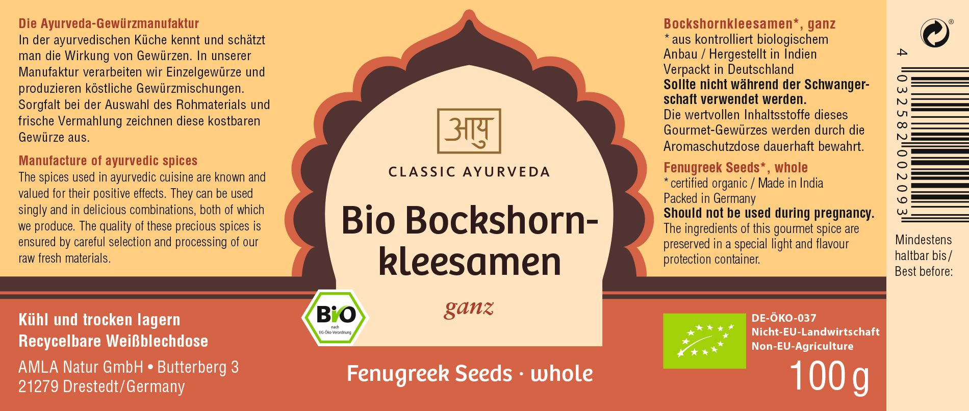 Classic Ayurveda - Bockshornkleesamen