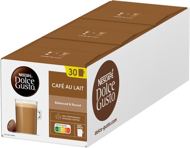 NESCAFÉ Dolce Gusto Café au Lait kaffekapsler (30 stk.)