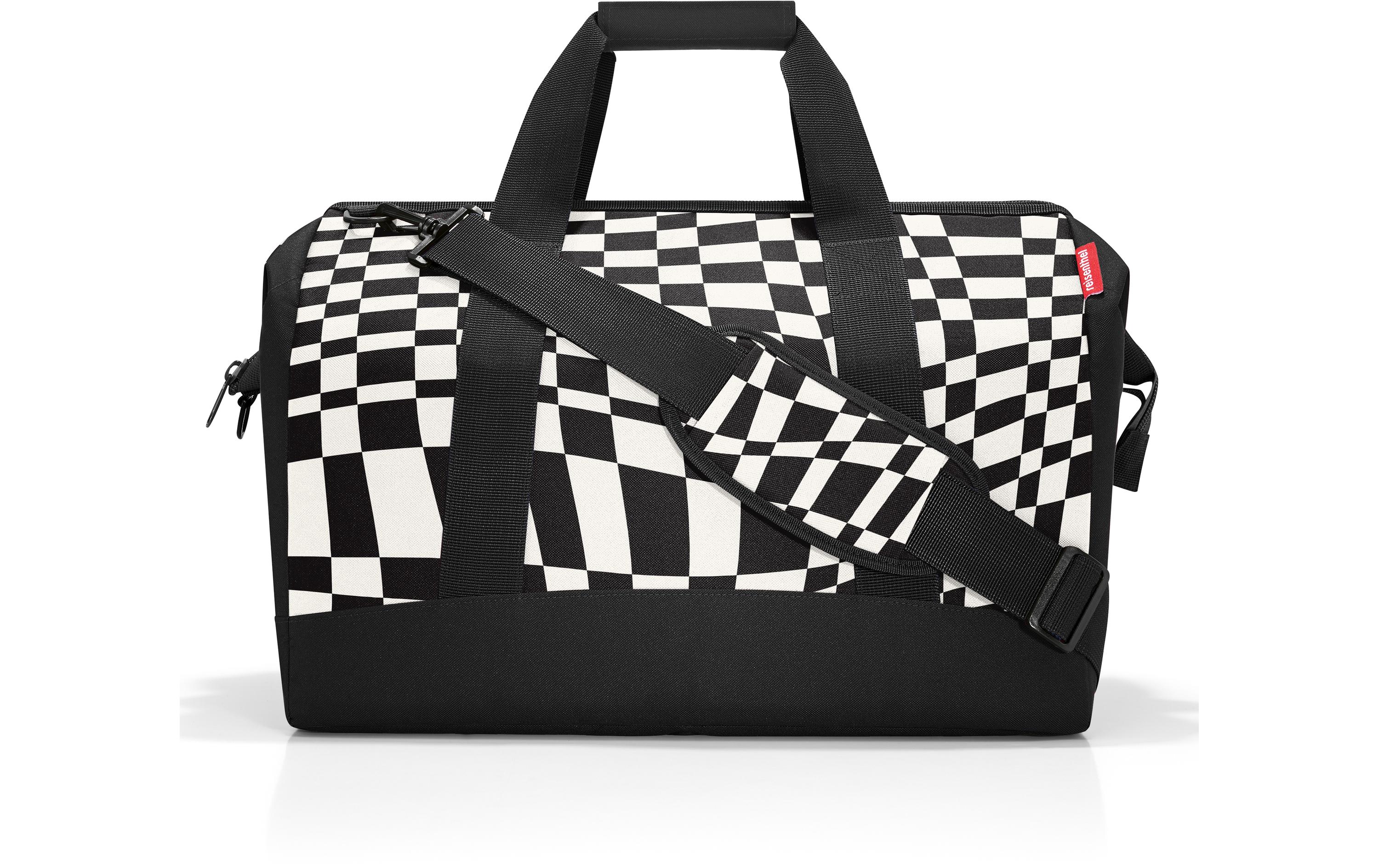 Umhängetasche Allrounder L Op-ArtTasche aus recyceltem Material