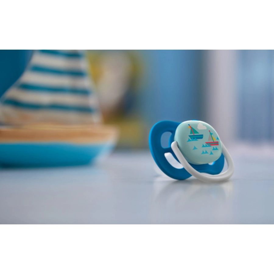 Philips Avent Schnuller ultra air SCF08003 Collection Happy 6-18m Boy MamaBoat im Doppelpack