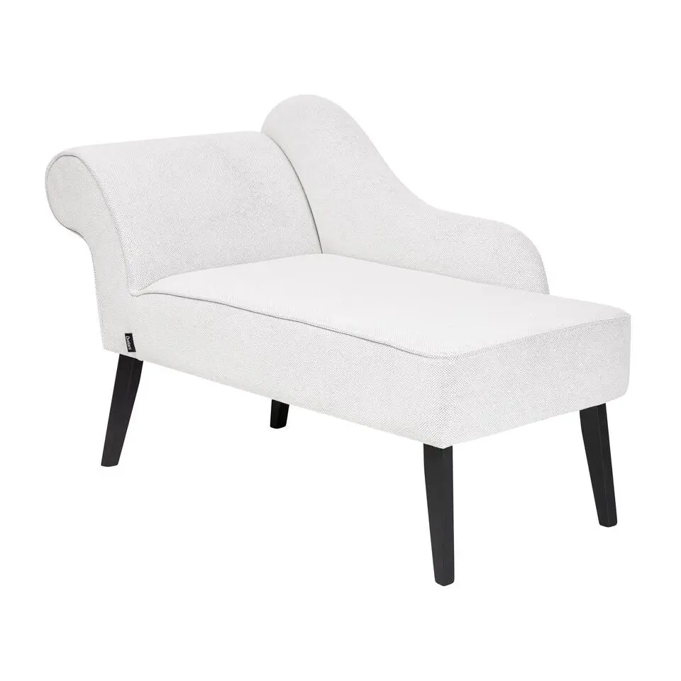 BIARRITZ - Chaise longue - Wit - Linkerzijde - Polyester